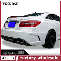 For Mercedes-Benz W212 w207 E-class 2 doors coupe Spoiler 2008-2015 ABS plastic Material Car Rear Wing Color Rear Spoiler