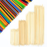 100PCS Cuticle Pusher Remover Nail Art Tools Orange Wood Sticks Rhinestones Picker bead pusher Manicure Pedicure Care supplies