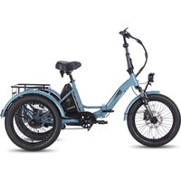 AliExpress NONE FAFREES F20 Mate Adult Electric Bicycle 20*3.0 Fat Tires 48V18.2Ah Battery Folding E-bike 500W Cargo Three Wheel ebike