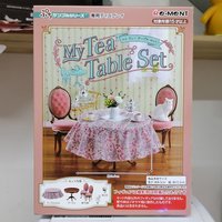 RE-MENT Action Figure Accessories Miniature Art My Tea Table Set Model Mini Life Scene Collection Blind Box Toy
