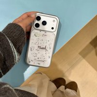 Funny Full Screen Lines Cats Electroplated Drip Glue Phone Case For iPhone 17 Air 16 Pro Max 15 14 Plus 13 12 Pro 11 Back Cover