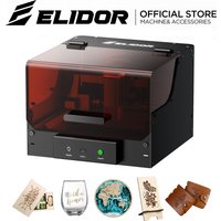 ELIDOR M1 Geschlossene Lasergravurmaschine Tragbare Hochpräzisions-DIY-Schneidemaschine LOGO-Markierung für Holz Acryl Leder