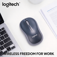 Logitech M185 Wireless Mouse 1000DPI 2.4GHz USB Optical Ergonomic Mice For Mac OS Windows Mini Portable Energy-saving Mouse