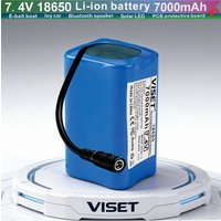 2026 New 18650 7.4V 21000mAh Battery For T188 T888 2011-5 V007 C18 H18 Remote Control RC Fishing Bait Boat Spare Battery Parts
