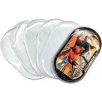 10pcs/Pack Arcade Game Special Disk Chuck Protector Sleeve Fit For Pokemon Mezastar Collect Trade Storage Cover Sleeve Toy