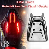 Motorcycle LED Undertail Signal Light Carbon Fiber Pattern Cover For YAMAHA R15m R15V4