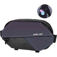 AliExpress NONE ESLNF Multifunction Large Capacity Reflective Bike Handlebar Front Bag Waterproof Bicycle Handlebar Bag