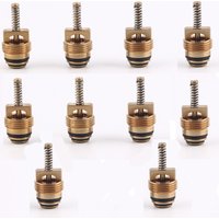 10pcs M10 A/C Valve Core Fitting MT0065 15-75236 For Ford Universal Air Condition System Valves Brass Automobile Accessories
