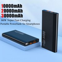 30000mAh Power Bank 66W Fast Charging for iPhone 16 15 14 Pro Huawei Xiaomi Samsung Portable External Battery Charger Powerbank