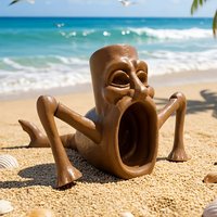 3D Printed Joint-Movable Stick Figure Model the Swallowing Sea Diecast Toy Collectible Leviathan Display Item for Ages 5 plus