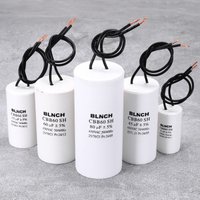 1/2Pcs CBB60 Running Capacitor 3-100uF 450V 2 Wire Electric Air Compressor Motor Run Starting Capacitor for Washing Machine