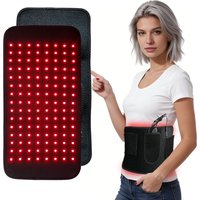 Multifunctional LED Infrared Red Phototherapy Belt 660nm 850nm Back and Waist Pain Relief Heating Function Home Use Therapy