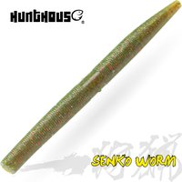 Hunthouse Floating Senko Worm Soft Fishing Lure Artificial Bait 10Pcs/Bag 105mm 5g PVC For Bass Pike Freshwater Fish Tackle