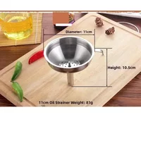 Removable Filter Kitchen Funnel For Home Cooking Removable Filter Screen Detachable Filter Wide Opening Design