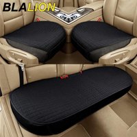 BLALION Summer Cool Flax Car Seat Cover Breathable Fabric Car Front/Rear Seat Cushion Chair Pad Mats for Car Accessories