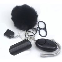 5pcs Self Defense Keychain Set Knuckles Kit Self-Defense Wholesale Bulk Custom Accessories Defensive For Women Kid Girl