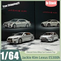 New In Stock Jkm 1:64 Lexus Es300h Diecast Car Model Officially Licensed Collectible Ornament Luxury Sedan Fans Toys Gifts Kids