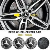 4pcs 75mm Car Wheel Hub Center Caps Emblem Badge Logo For Mercedes Benz B/C/E/S Class A Class C200L GLC GLE CLA Car accessories