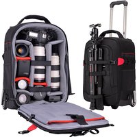 Professional camera trolley luggage bag trolley photography bag camcorder digital backpack suitcase travel photography backpack