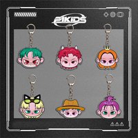 KPOP P1Harmony Concert Cartoon Keyring P1KIDS Cute Acrylic Keychain Pendant Bag Accessories KEEHO JIUNG THEO INTAK Fans Collect