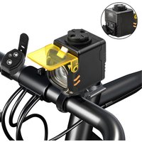 AliExpress Q05 Multifunctional MTB Bike Light Rechargeable Waterproof Remote Control White Red Blue led Light Outdoor Cycling