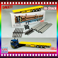 Neo Flatbed Trailer Model 1:64 Scale Full Metal Alloy Diecast Truck Trailer Accessory For Model Collection Hobby Enthusiasts Toy
