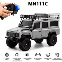 JIKEFUN 1/18 MN111C RC 4WD Car 2.4G Remote Control Simulation Truck Climbing Off-Road Vehicle Model Toy Gift - Brand New