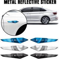2Pcs Car 3D Metal Side Wing Emblem Fender Sticker Accessories For Citroen C1 C2 Grand C4 Picasso C4L VTS C-ELYSEE DS C3 C5 C6