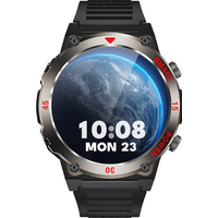 LAXASFIT Bluetooth Call Smart Watch Men Full Touch Screen Health Monitor Clock With Flashlight Men SmartWatch For IOS Android