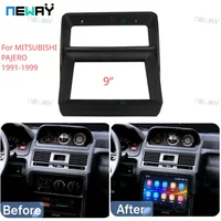 9Inch Car Radio Fascias Android Stereo Player 2 Din Head Unit Panel Dash Frame Installation For MITSUBISHI PAJERO 1991-1999