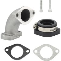 AliExpress PowerMotor Motocycle Carburetor Mainfold Throat Adapter Inlet Intake Pipe Kits For 28mm Carb Dirt Pit Bike Scooter Motocross Accessories