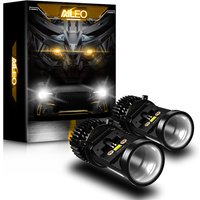 AILEO Led Canbus Headlight Bulbs H4 9003/HB2 16000LM High/Low Beam With Mini Projector Lens For Car Motorcycle 6500K White Lamps