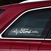 Car PVC Side Window Stickers Sport Logo DIY Decoration Film For Ford Fiesta Mondeo Fusion Explorer Escape Shelby Edge Kuga MK6