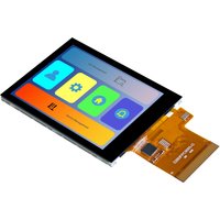 2.8-inch touch display module with capacitive touch TFT LCD supporting RGB MCU SPI ST7789V CST128-A