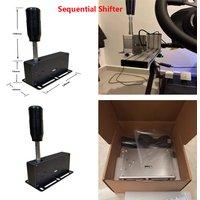 PC USB Racing Games Sequential Shifter H Gears Shift SIM Microswitch For Logitech /Thrustmaster For ETS2 Steering Wheel base
