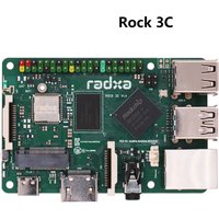 ROCK 3C RK3566 Radxa Development Board ROCK 3C RK3566 Quad-core CPU Single Board Computer, Raspberry Pi Replacement