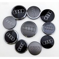 4pcs suitable for Audi A3 A4 B8 8P 8V A6 C7 A5 Q5 B7 B6 B9 car styling wheel cover badge 60mm 61mm 68mm 69mm wheel center cover