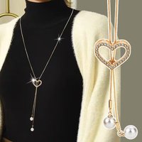 Fashion Women Collier Femme Crystal Long Necklace Statement Rhinestone Snake Sweater Chain Necklaces Pendants For Jewelry Bijoux