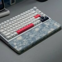 ECHOME Marble Palm Stress Mechanical Keyboard Quartz Wrist Rest Custom Resin Office Wrist Guard Gaming Accessories Hand Support