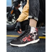 AliExpress NONE HOT Moto Shoes Men Riding Boots Casual Flat Shoes Anti-collision Toe Heel Protection Outdoor Cycling Motobike Sports Sneakers