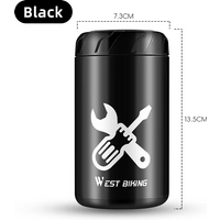 AliExpress NONE WEST BIKING Portable Bicycle Tools Box Bike Repair Tool Storage Capsule Toolkit For Bottle Cage Mount MTB Road Bike Accessories