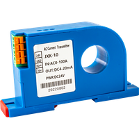 DC Current Transducer 4-20MA 0-10V AC Current Transducer 50A 100A 200A DC 24V RS485 AC/DC Hall Current Transducer