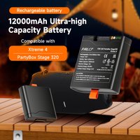 12000 mAh wiederaufladbarer Akku für JBL Battery 400 JBL Partybox Stage 320 und für JBL Xtreme 4 Bluetooth tragbarer Lautsprecher