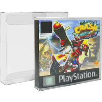 Card Cartridge Clear Display Storage Box Protectors for PLAYSTATION 1 PS1 CD Video Games