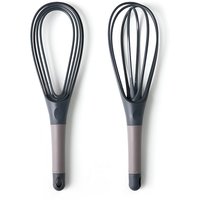 1 Piece 2-In-1 Twist Whisk, Collapsible Balloon Whisk Plastic Egg Beater for Cooking & Baking - Kitchen Tools