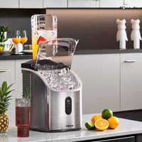 Commercial Ice Maker Machine, High-Efficiency, Perfect for Restaurants and Bars Automatic Ice Cube Maker Fast Ice Production