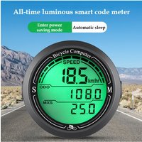 AliExpress NONE Wired Bike Speedometer IP67 Waterproof Round Shaped Bike Computer Large LCD Dispaly Backlight Screen Cycle Odometer