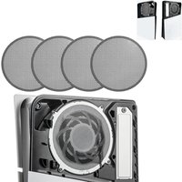 4PCS For PS5 Slim Heatsink Fan Dust Filter Breathable Ventilation Dustproof with Cooling Vents for PS5 Slim Game Accessories