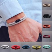 Boyfriend Bracelet Material Rope Bracelet Hand Chain Double Layer Men'S Bracelet For Men'S Jewelry Daily Wear Gift Idea