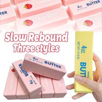 1-5 Butter Stick Squishy Toy Slow Rising Squeeze Toy Butter Bar Brick Squishy Fidget Toy Anti Stress Release Hand Relax Gift Toy
